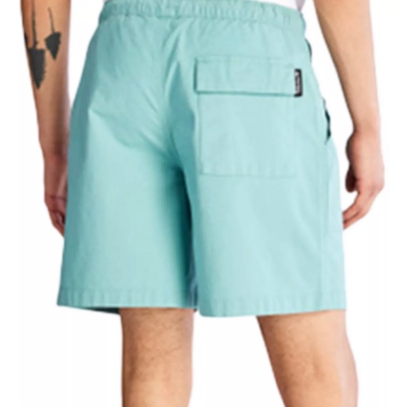 NWT timberland Mens progressive utility casual shorts mineral light blue XL - Picture 2 of 7
